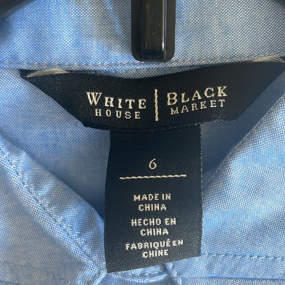 NWT White House Black Market button down shirt size 6 - Picture 8 of 10